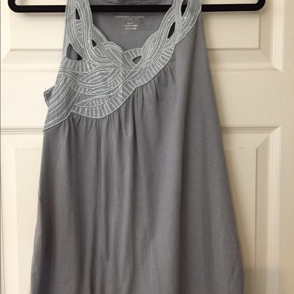 Adrienne Vittadini Tops - Adrienne Vittadini embellished dressy tank